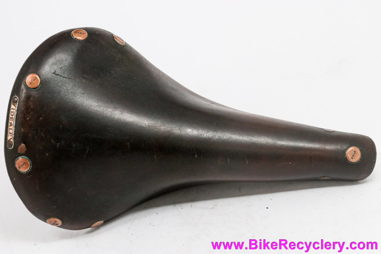 Ideale TB Record 42 Leather Saddle: Black