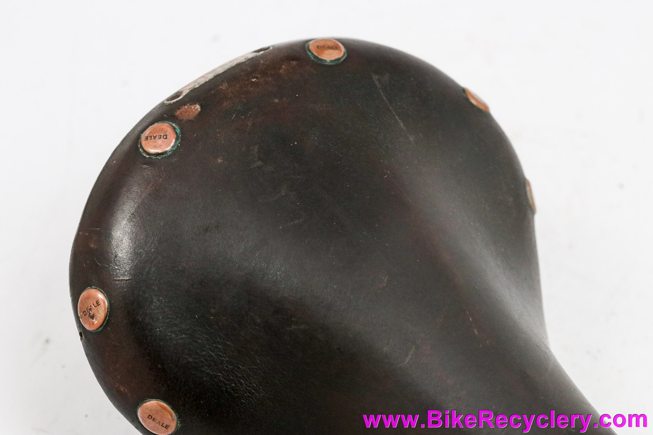 Ideale TB Record 42 Leather Saddle: Black