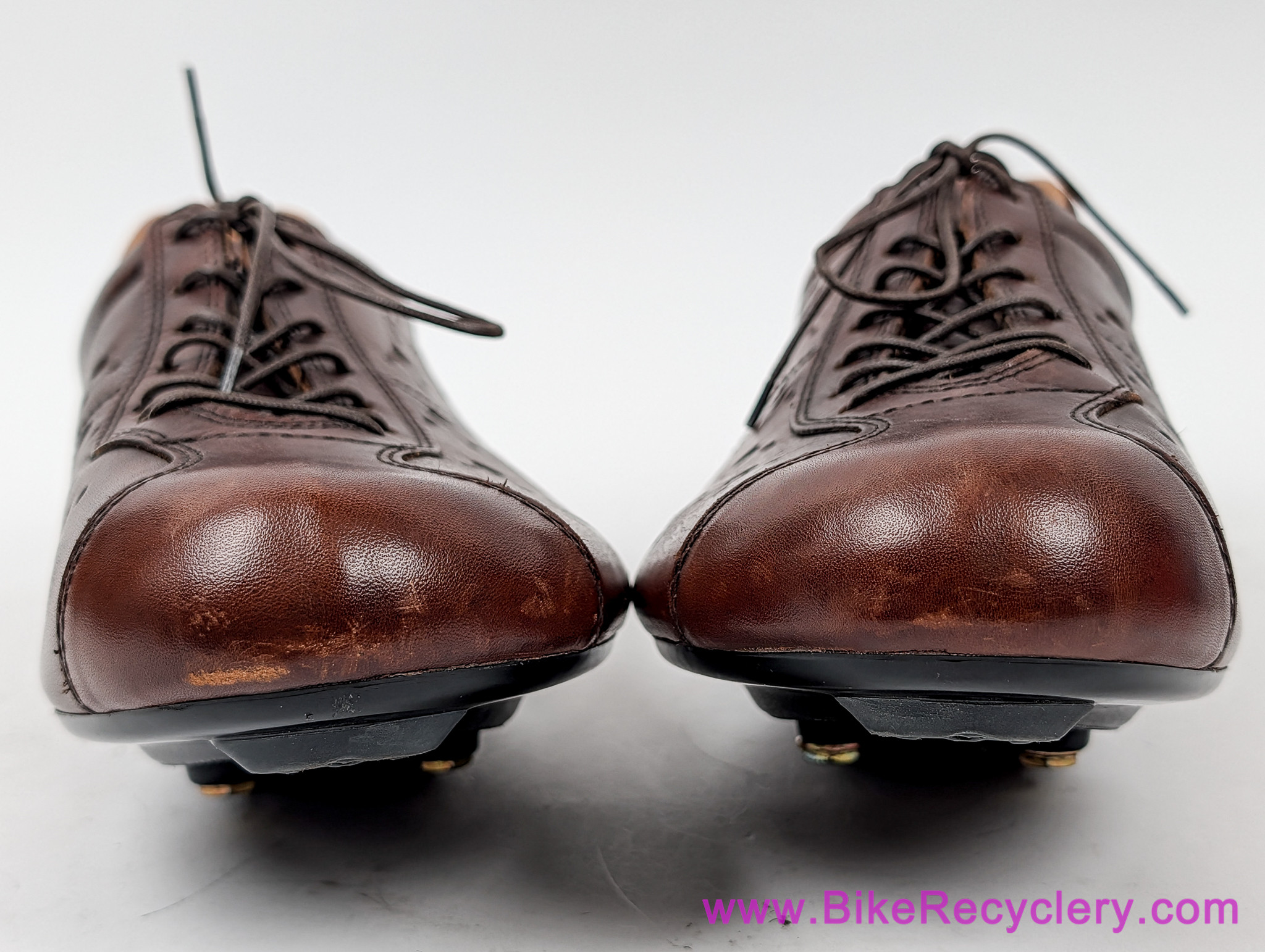 Dromarti Race Cycling Shoes: 44eu - Brown Leather (New, 30 Miles)