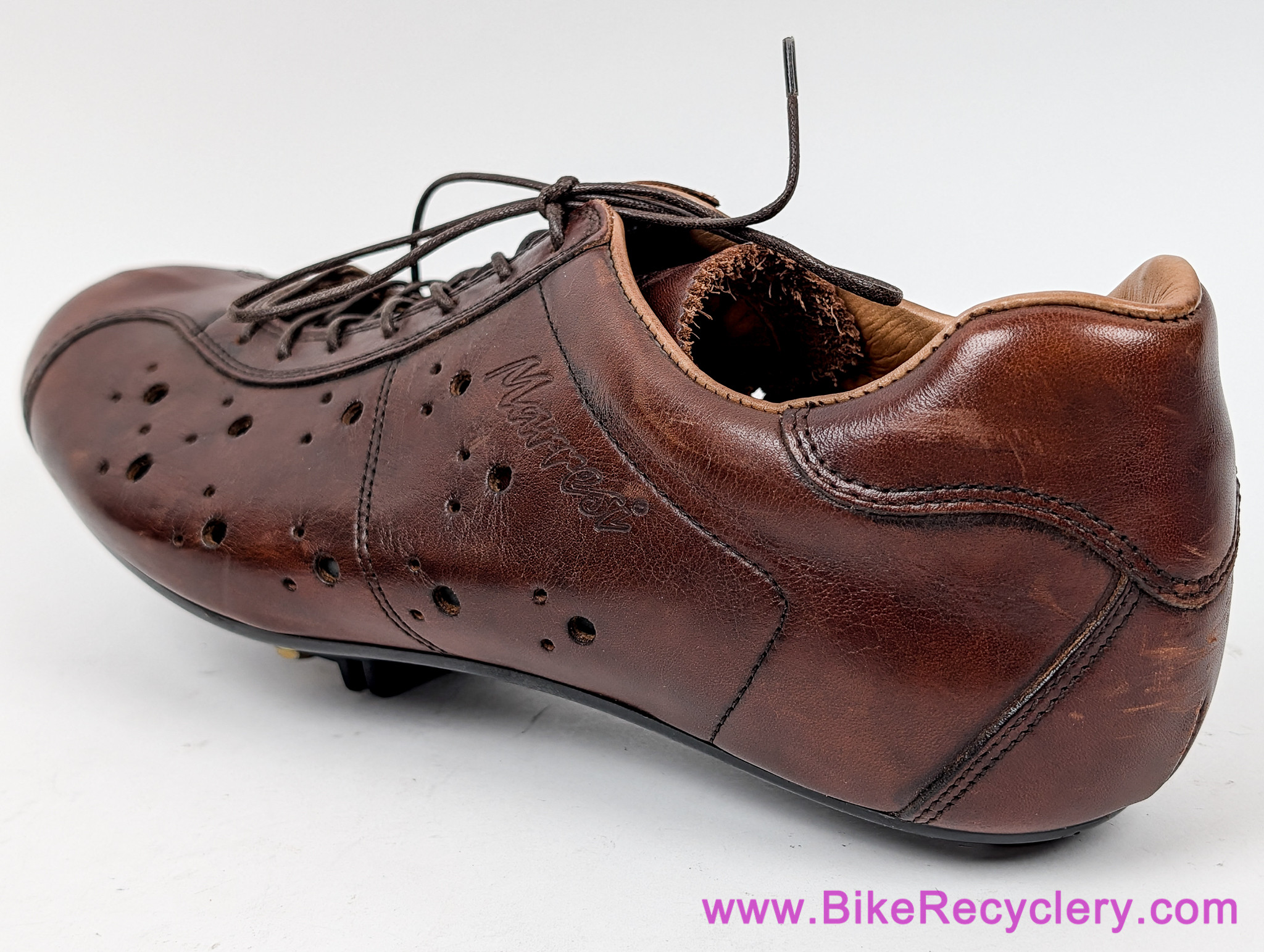Dromarti Race Cycling Shoes: 44eu - Brown Leather (New, 30 Miles)