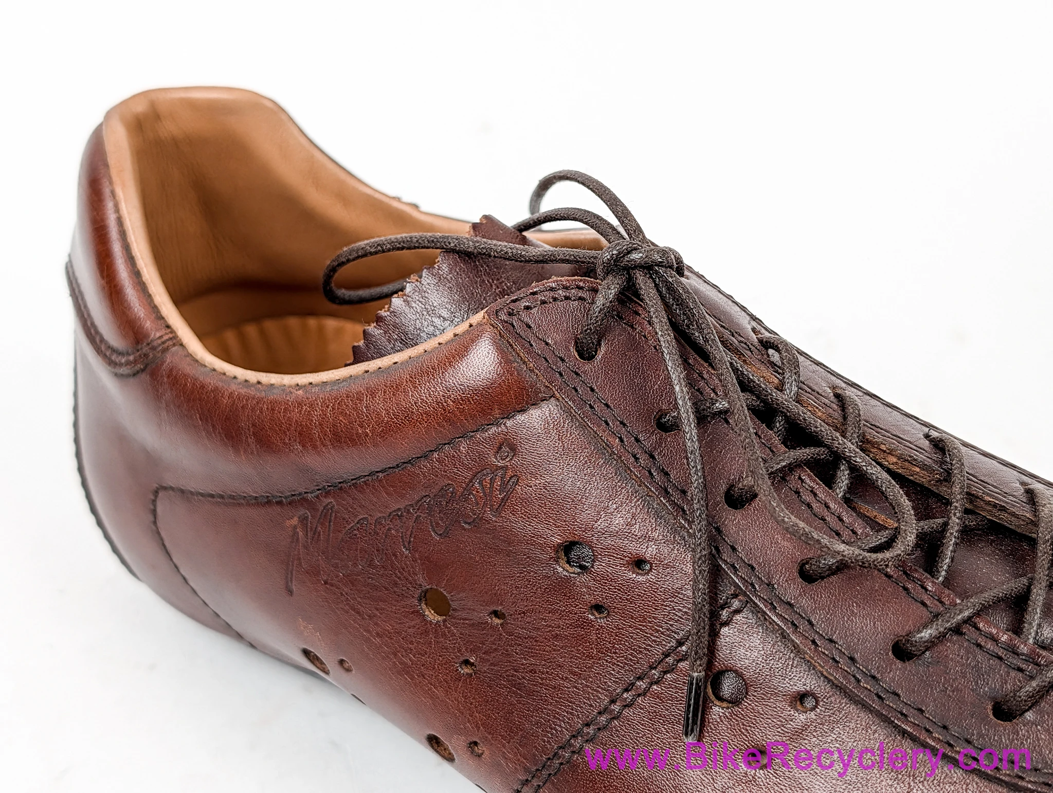 Dromarti Race Cycling Shoes: 44eu - Brown Leather (New, 30 Miles)