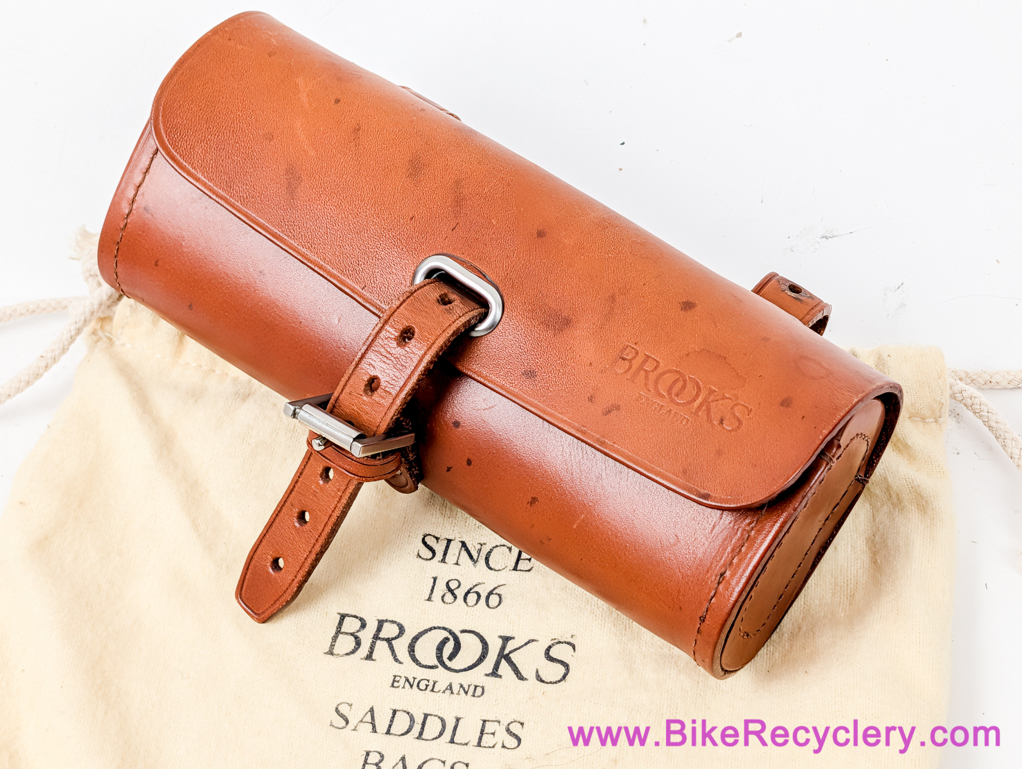 Brooks Challenge Tool Bag: Honey Leather - Small 0.5L (EXC+)