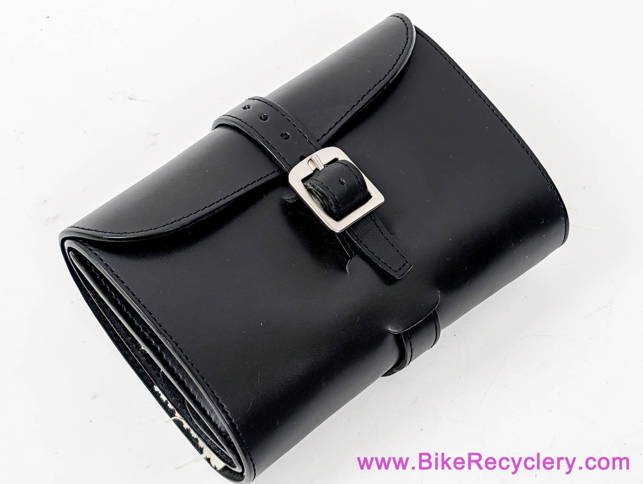 RARE Brooks Tool Roll w/ Tool Kit: Black Leather Bag (NEW) - Bike