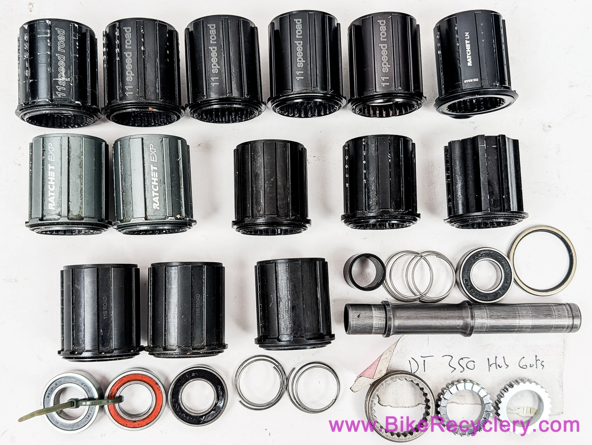 DT Swiss Freehub Body Lot: 11s Road / Ratchet EXP & LN / Campagnolo / 10s HG (14 Bodies Plus Extras!
