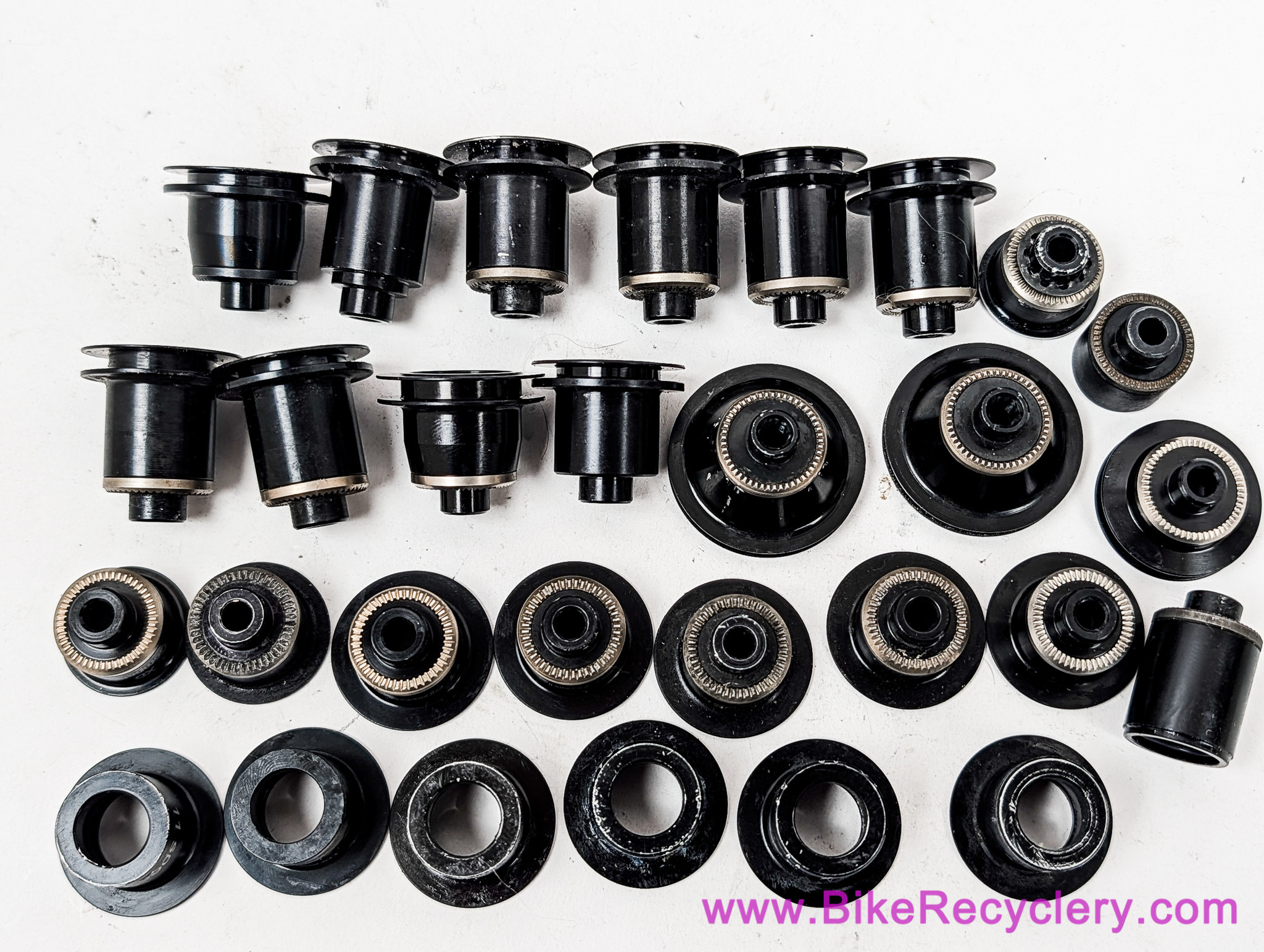 DT Swiss Conversion End Cap LOT of 29: 12x142 / 12x135 / 15mm-20mm to QR / Classic Road QR / etc