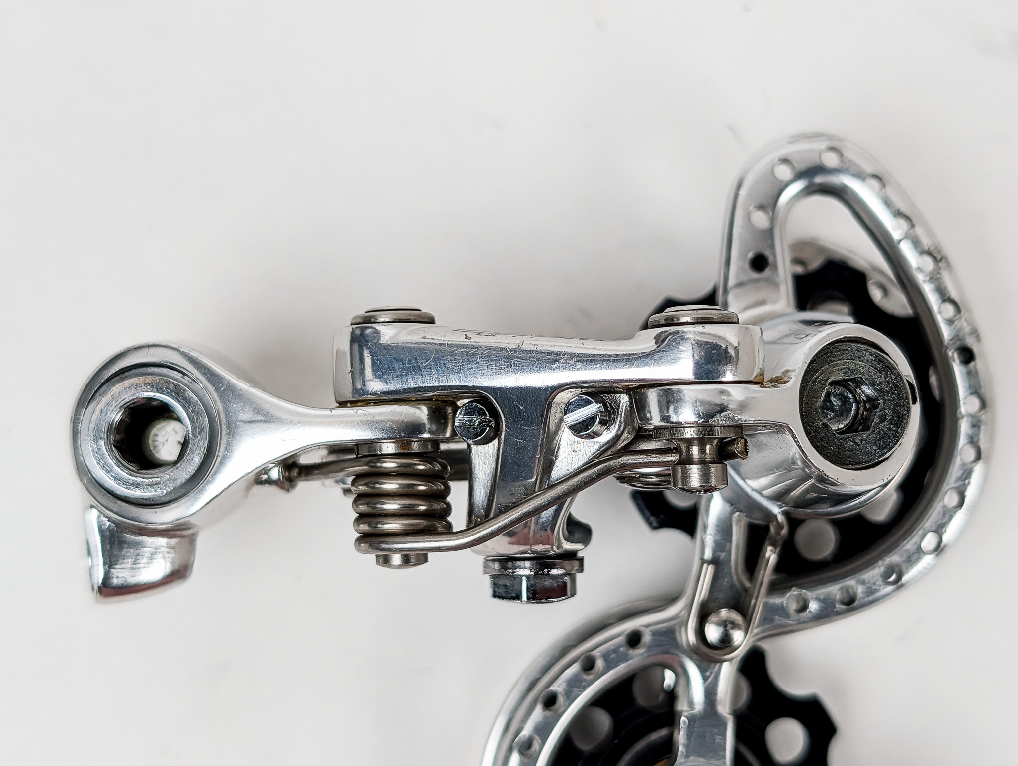 SACHS-HURET Jubilee リアディレイラー 未使用保管品 Sachs-Huret Jubilee Rear Derailleur: Short Cage - Drilled - 1980s