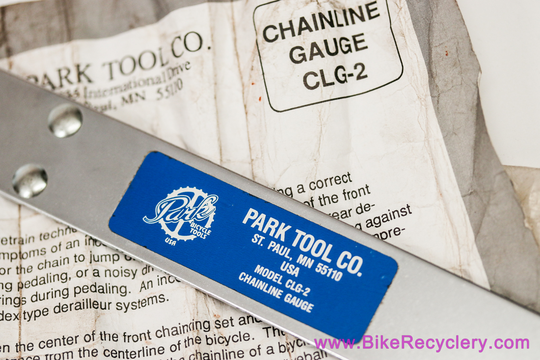 Park Tool CLG-2 Chainline Gauge: Discontinued (New)