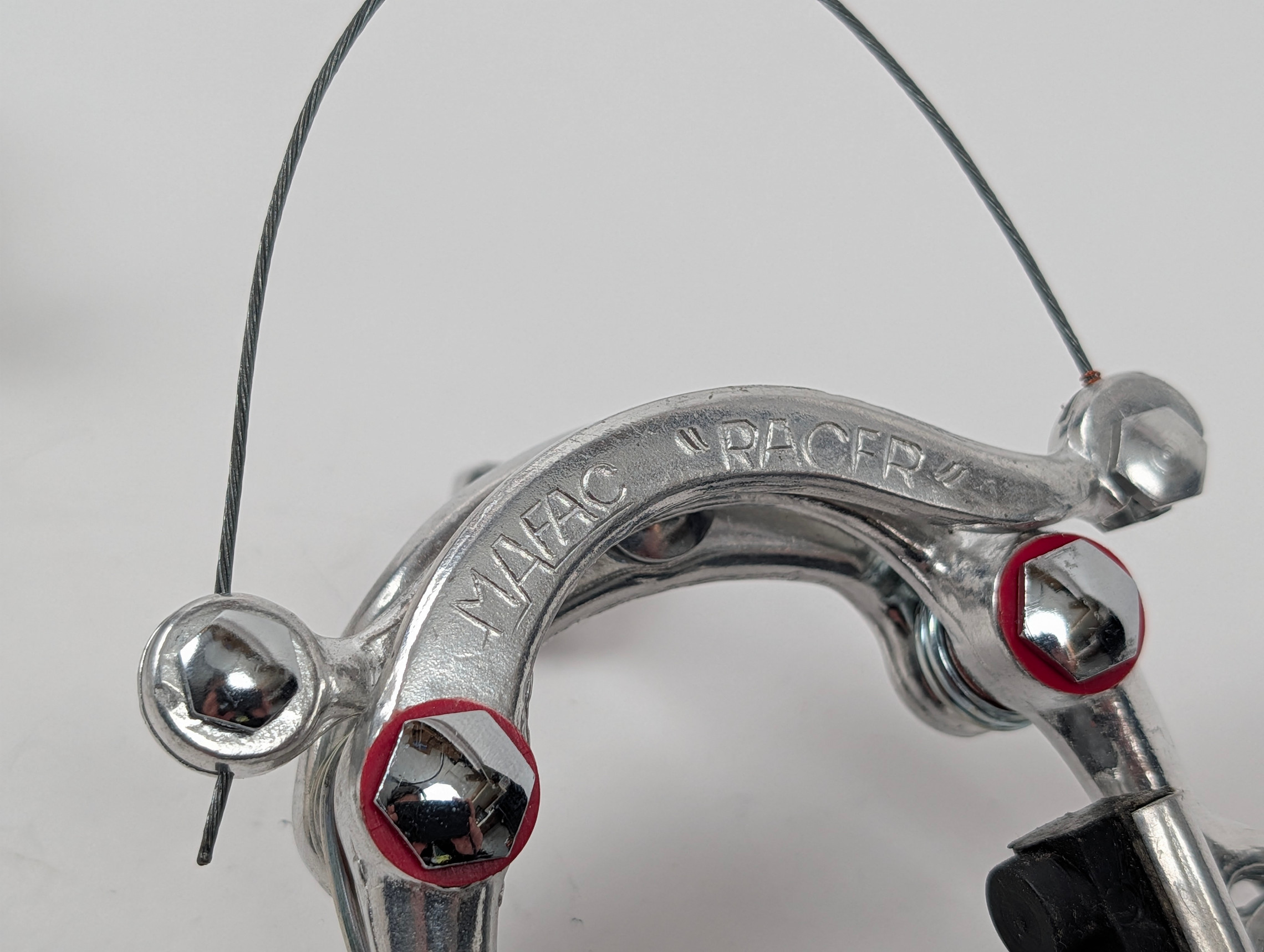 NOS Mafac Racer Centerpull Brakeset: Polished - Straddle Cables
