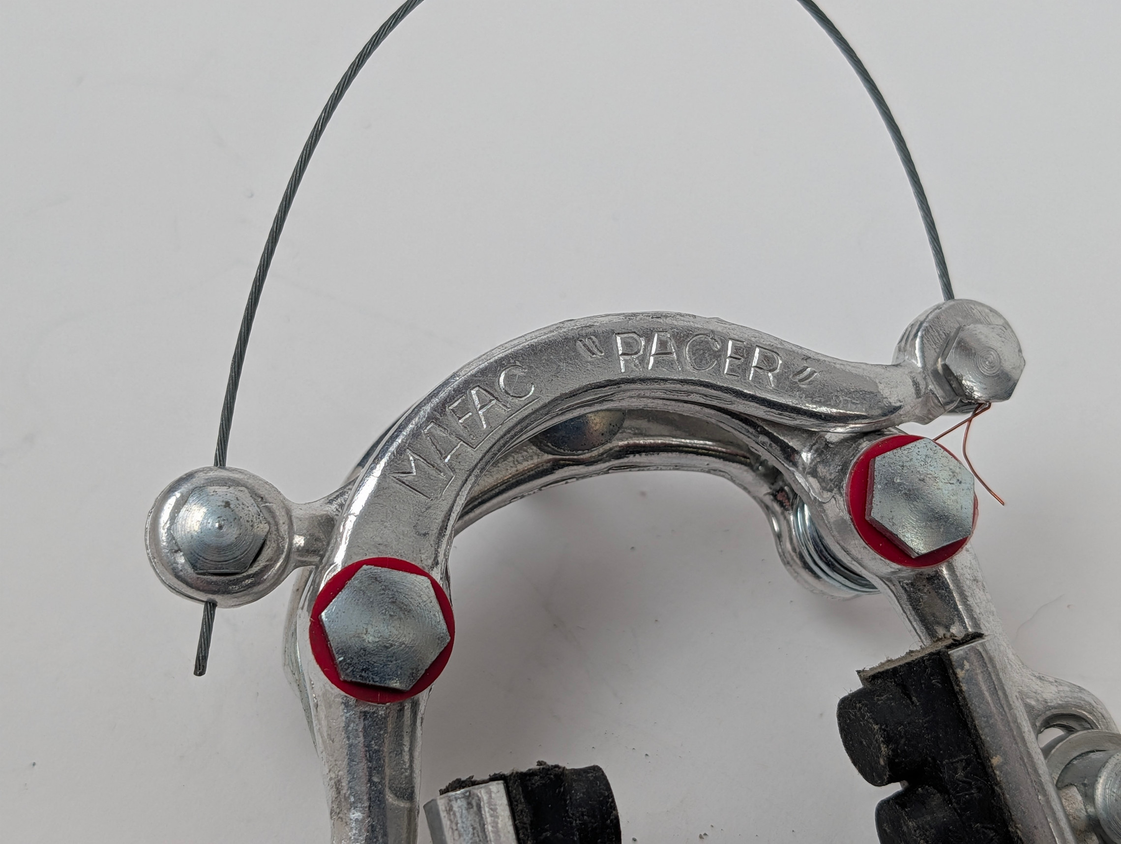 NOS Mafac Racer Centerpull Brakeset: Polished - Straddle Cables