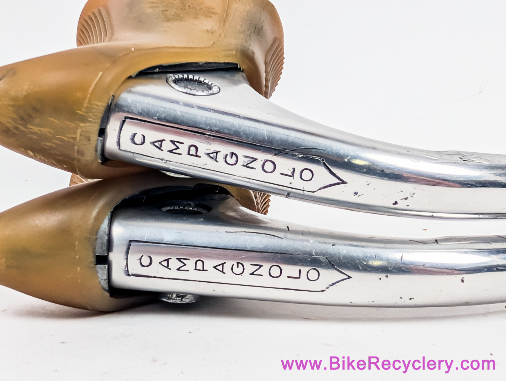 1st Gen Campagnolo Nuovo Record Brake Levers: Gum Hoods - Round