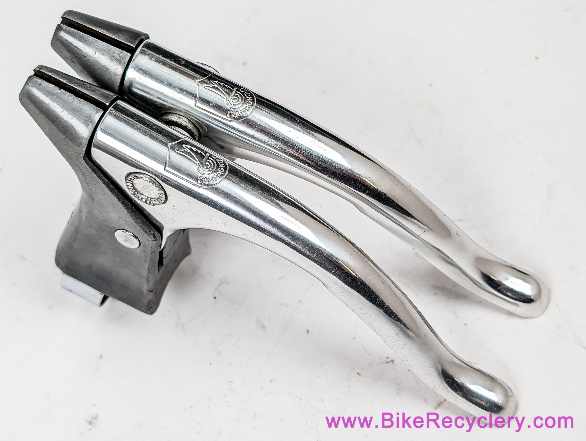 NOS Campagnolo Nuovo Triomphe Brake Levers: NR Ano Bodies - 1980's - Polished