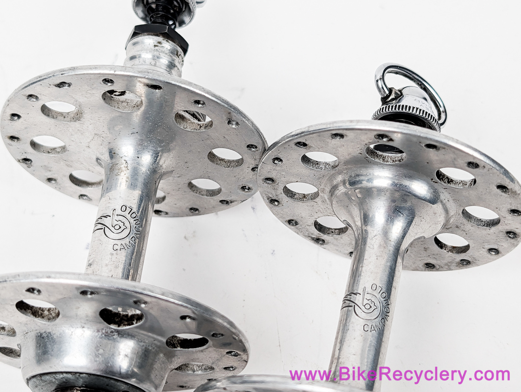 Campagnolo Gran Sport #1253 High Flange Hubset: 36H x 120mm - NR/SR  Record QR Skewers (EXC)