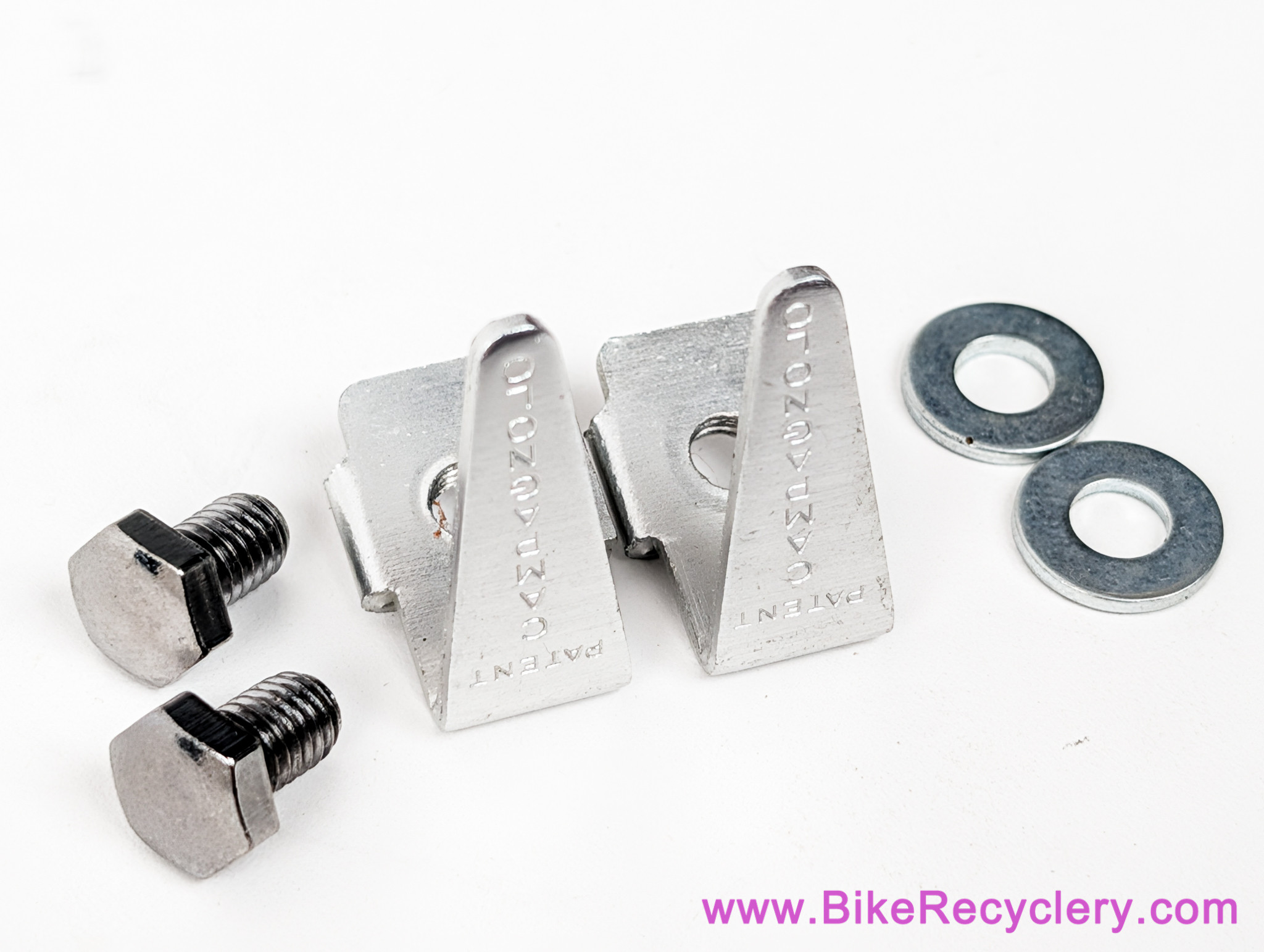 NOS Campagnolo Pedal Toe Flip Kick Tabs &  #767 Toe Clip Bolts (Pair)