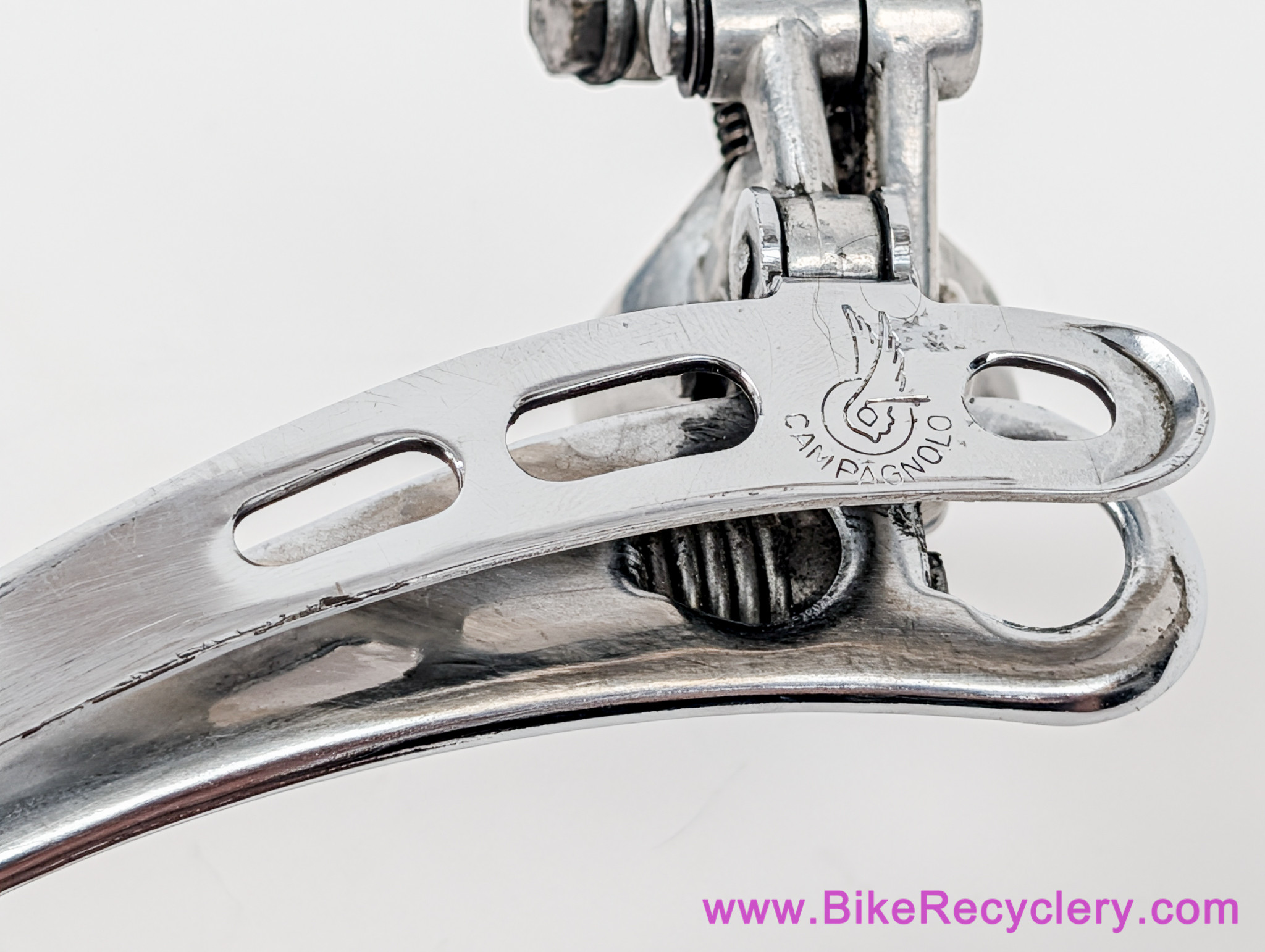 Campagnolo Nuovo Record Three Hole Front Derailleur: 1052/NT - 25.4mm