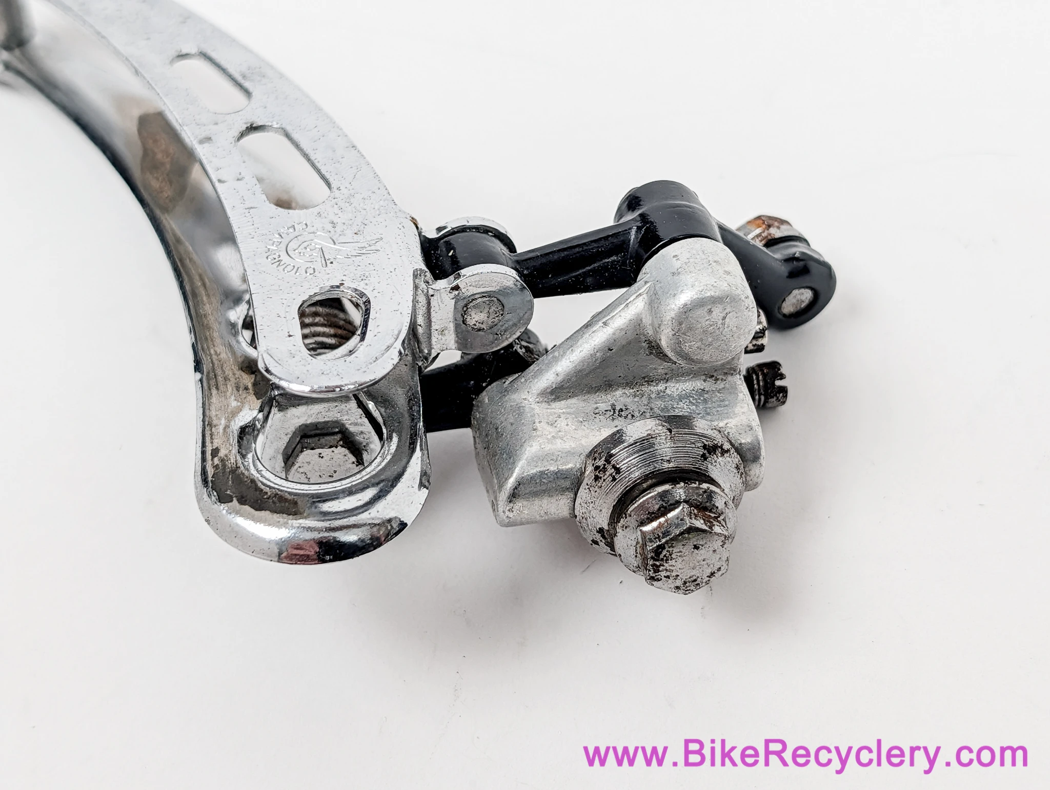 Campagnolo Super Record Ti 1052/SR Front Derailleur: Braze On (Bargain Priced)