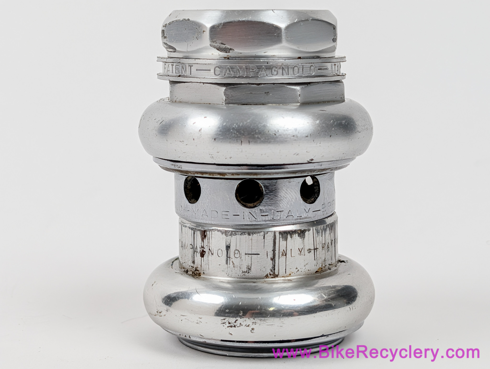 Campagnolo Super Record Pista Headset: #4141 - Alloy - English Thread