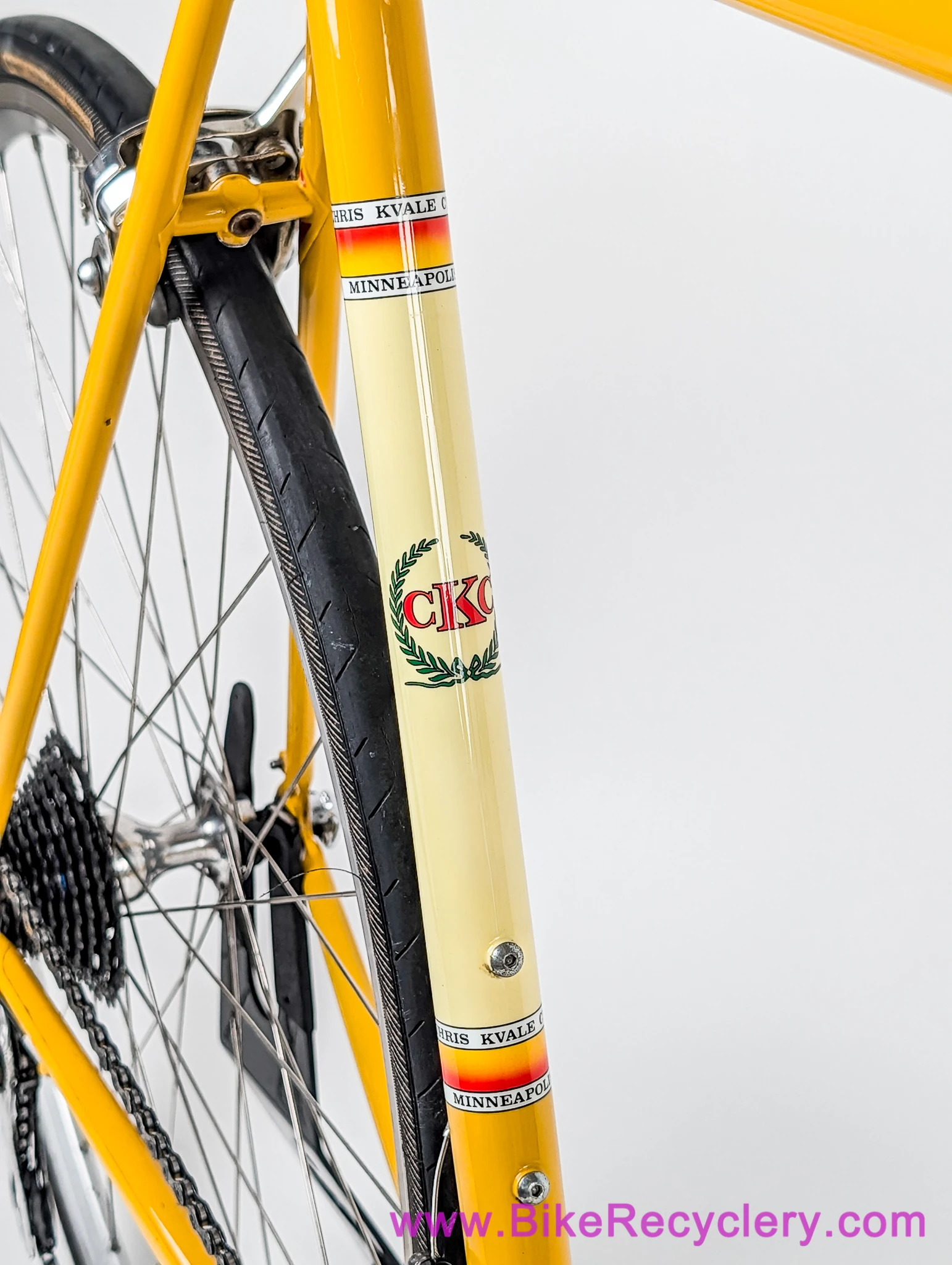 Chris Kvale Randonneur: 58cm x 56cm - Richard Sachs Newvex Lugs - Ultralight Tubing - Campy 10s