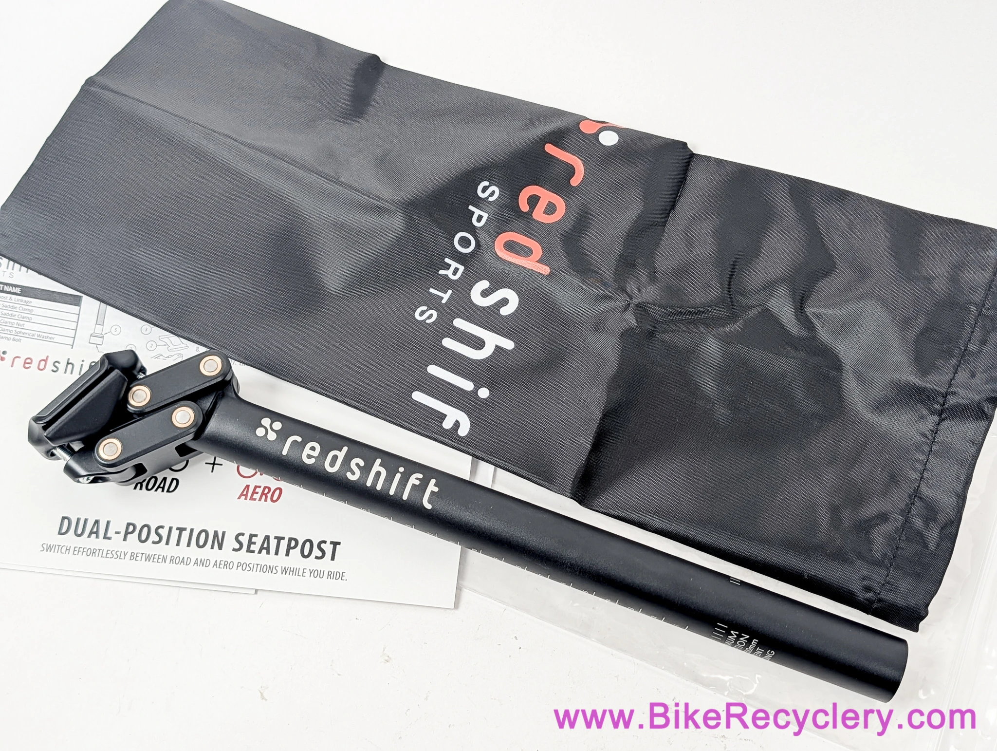 Redshift Dual Position Seatpost: 27.2mm x 350mm (New)