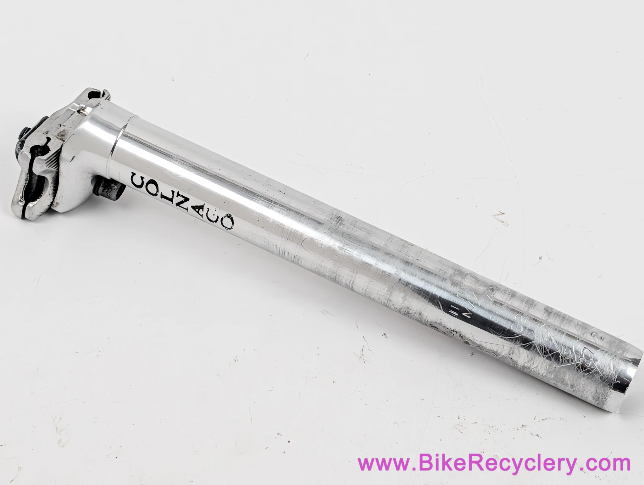 Selcoff Team Colnago Seatpost: 27.2mm - Vintage 1990's - Silver ano - Made in Italy