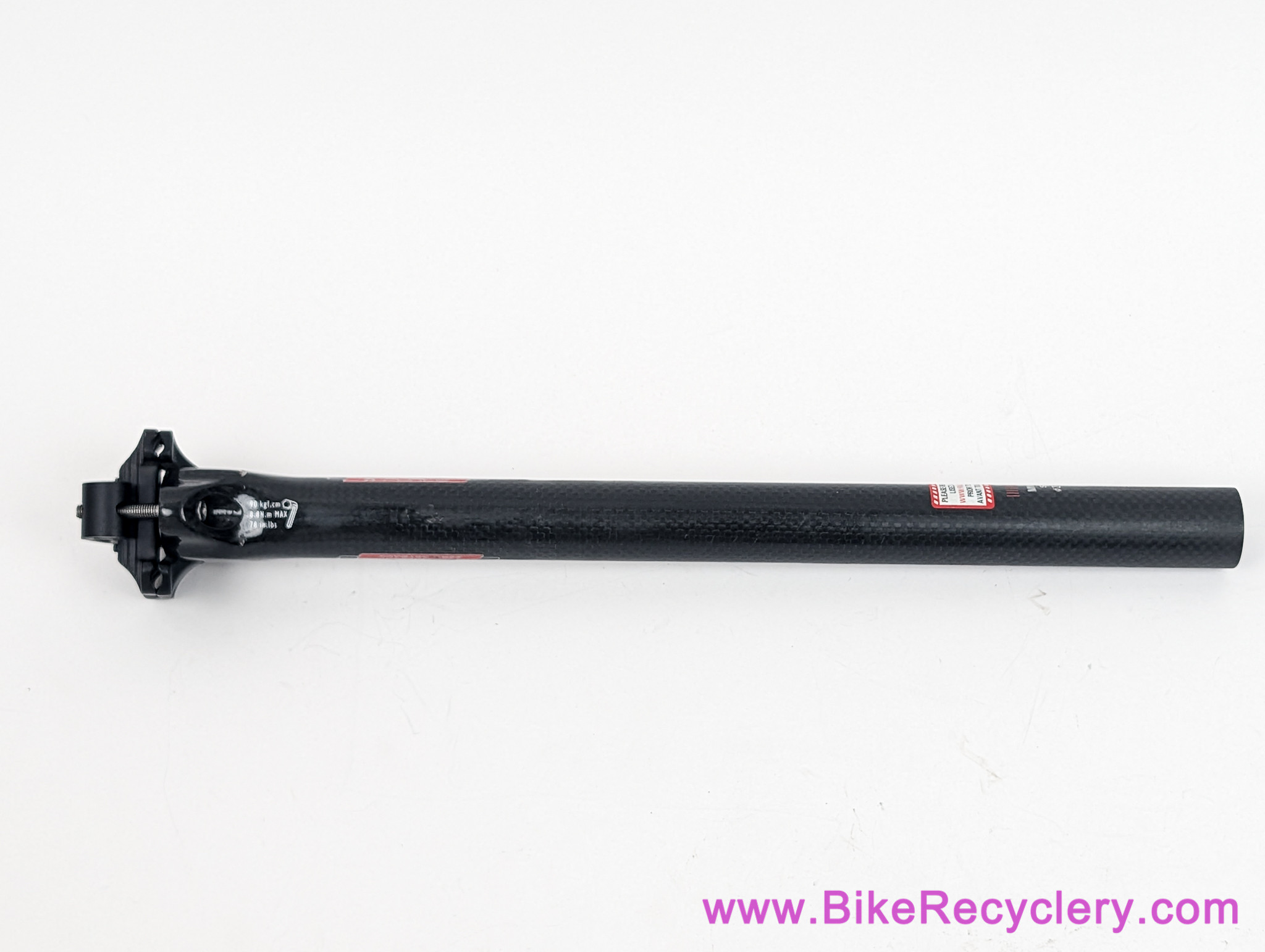 FSA SL-K Carbon Seatpost: 27.2mm x 350mm - Straight - Black (EXC+)