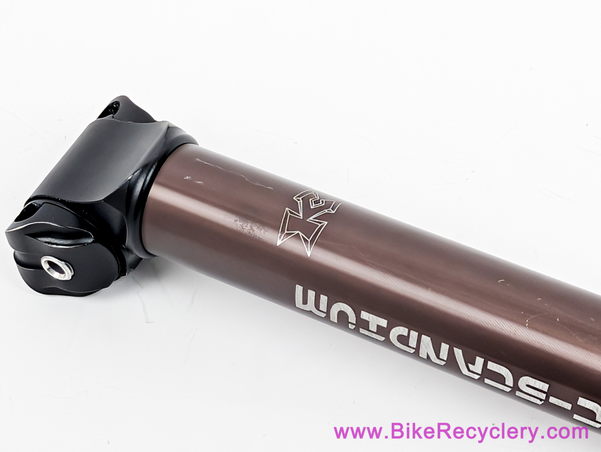 KCNC SC Pro Lite 9500 Scandium Seatpost: 31.6mm x 350mm - Setback (EXC But Faded)