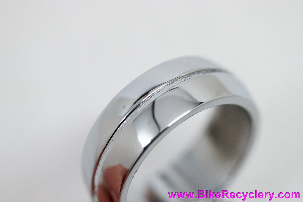 NOS GORGEOUS Chrome Seat Binder Collar: 28.6mm - Center Line - Magistroni / Chater Lea? 1950's 1960's