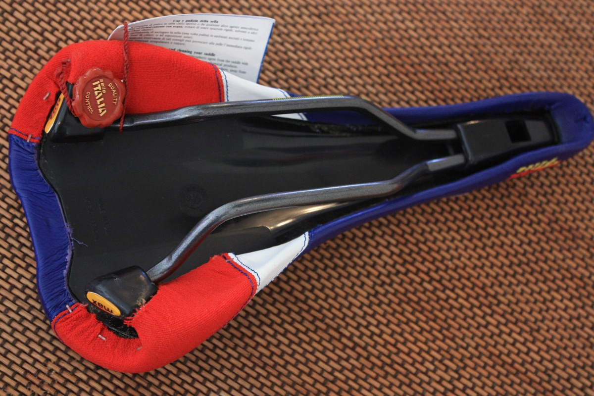 Selle De Vélo Selle Italia Flite Max Virenque Vintage - Pour Vélo De Route - Occasion En Mauvais état