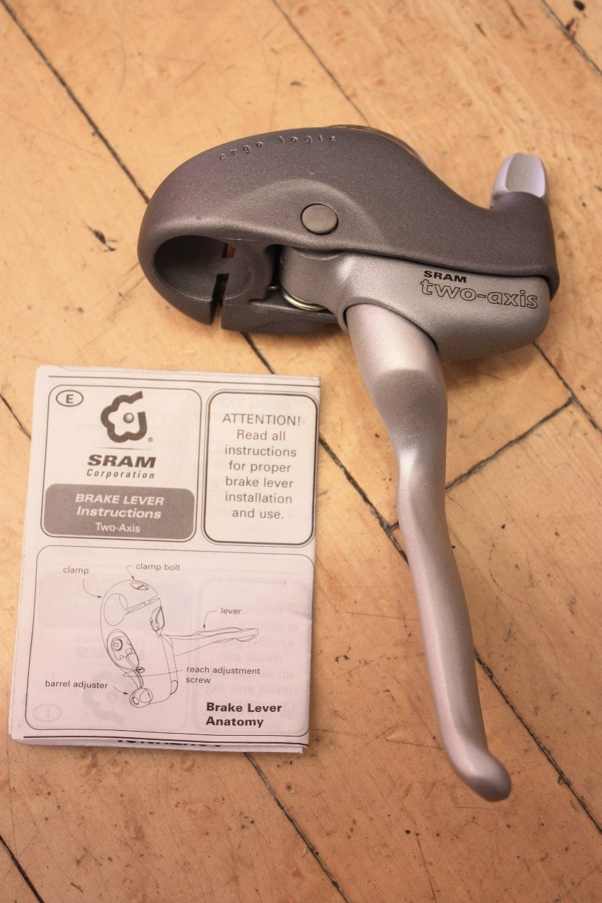 NEW Rear Sram-Two Axis Brake Levers: An Oddity! V-brake, Mech Disc Brake