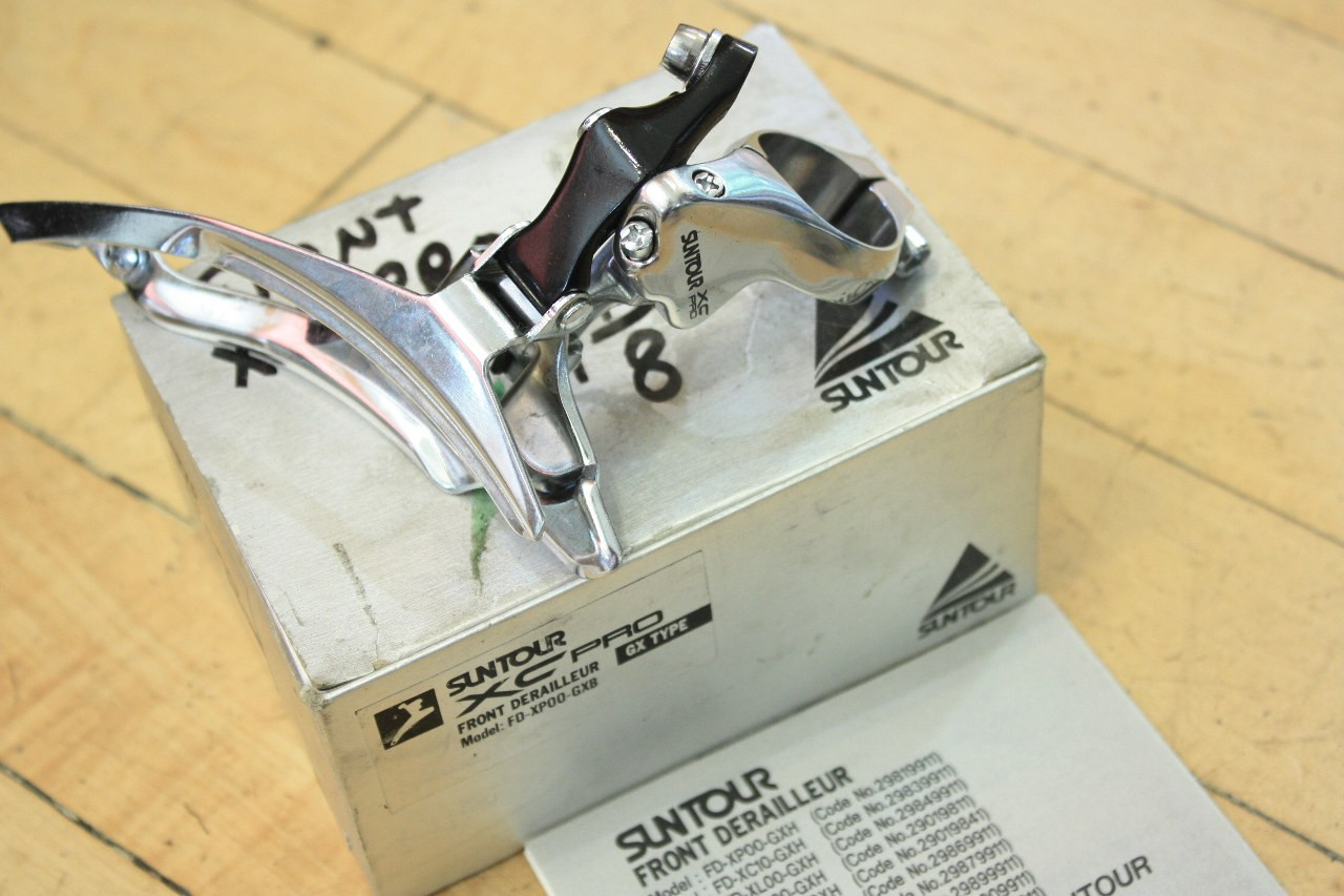 Suntour XC Pro Front Derailleur: FD-XP00-GXB Bike Recyclery