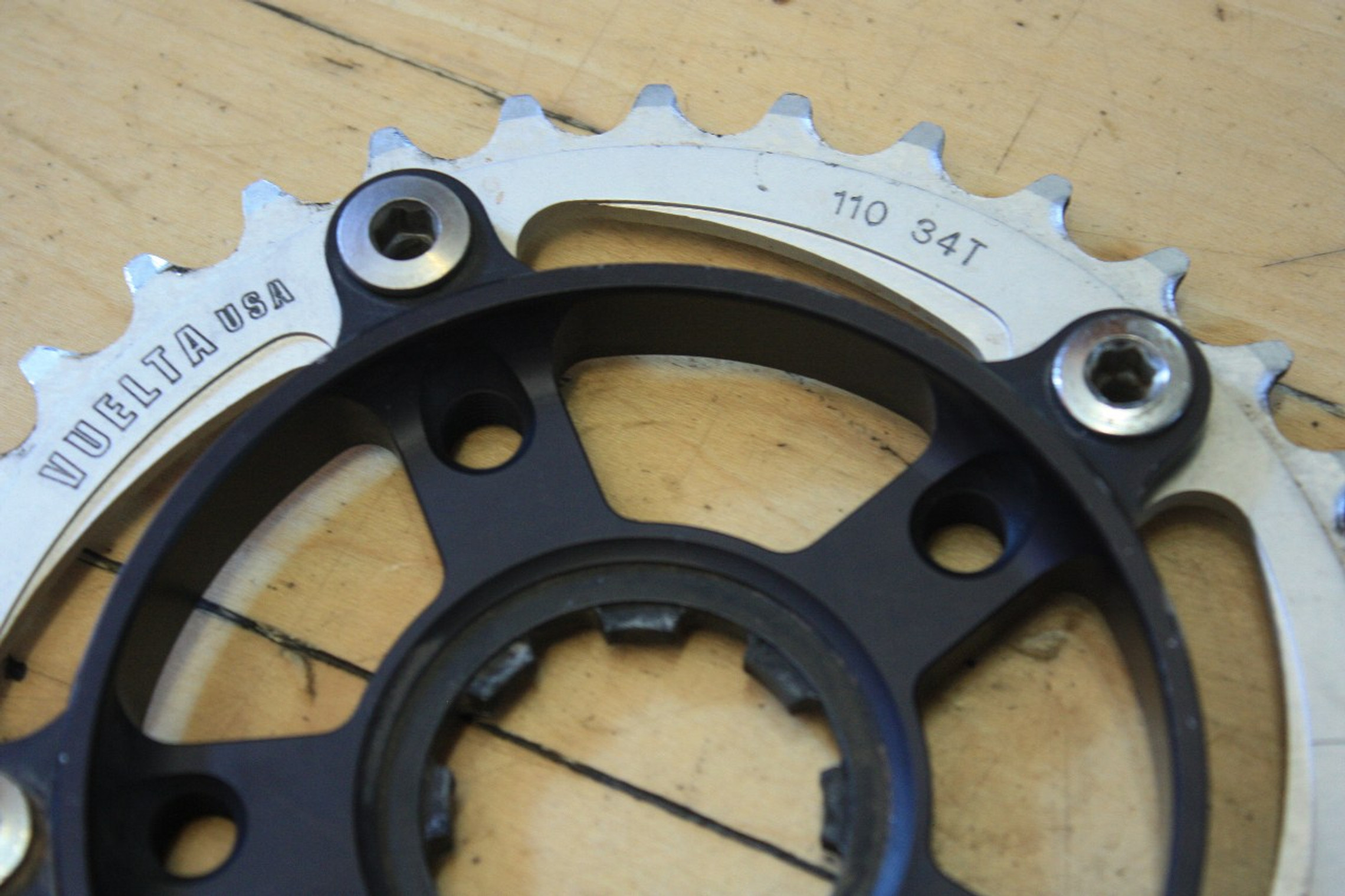 XTR M950 /M952 Crank Spider: 5-bolt 110/74mm BCD, Triple/double, w/34t  Chainring