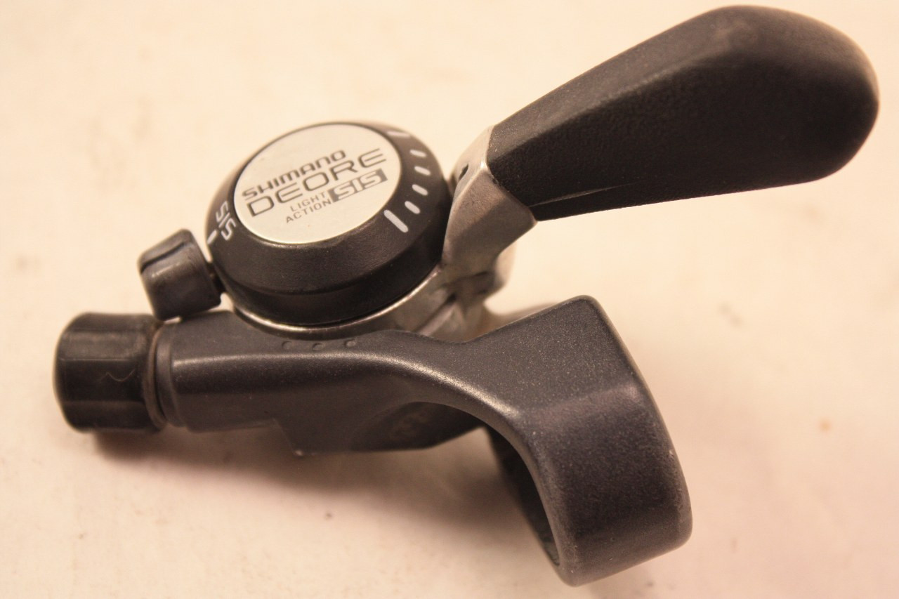 Shimano Deore XT M730 Thumb Shifters: 5/6/7 Speed