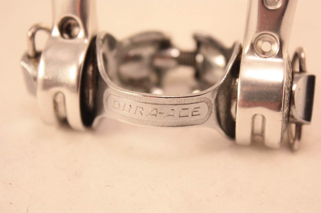 1st generation Dura Ace Downtube Shifters!  Band clamp, Mint!