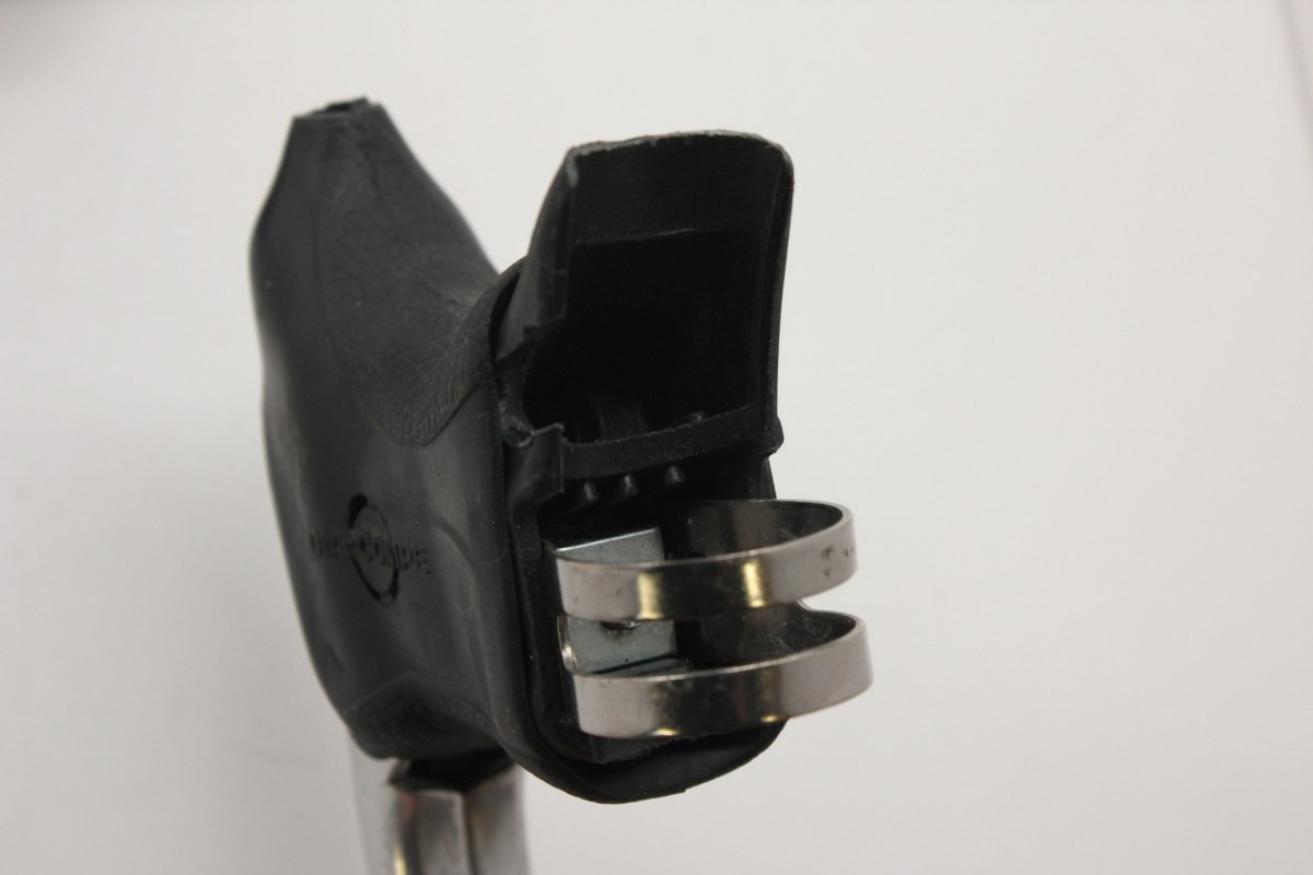 New-Old-Stock Dia-Compe Non-Aero Brake Levers For Road Bike - Silver, Oversized Cable Housing Stops, Drop Bar