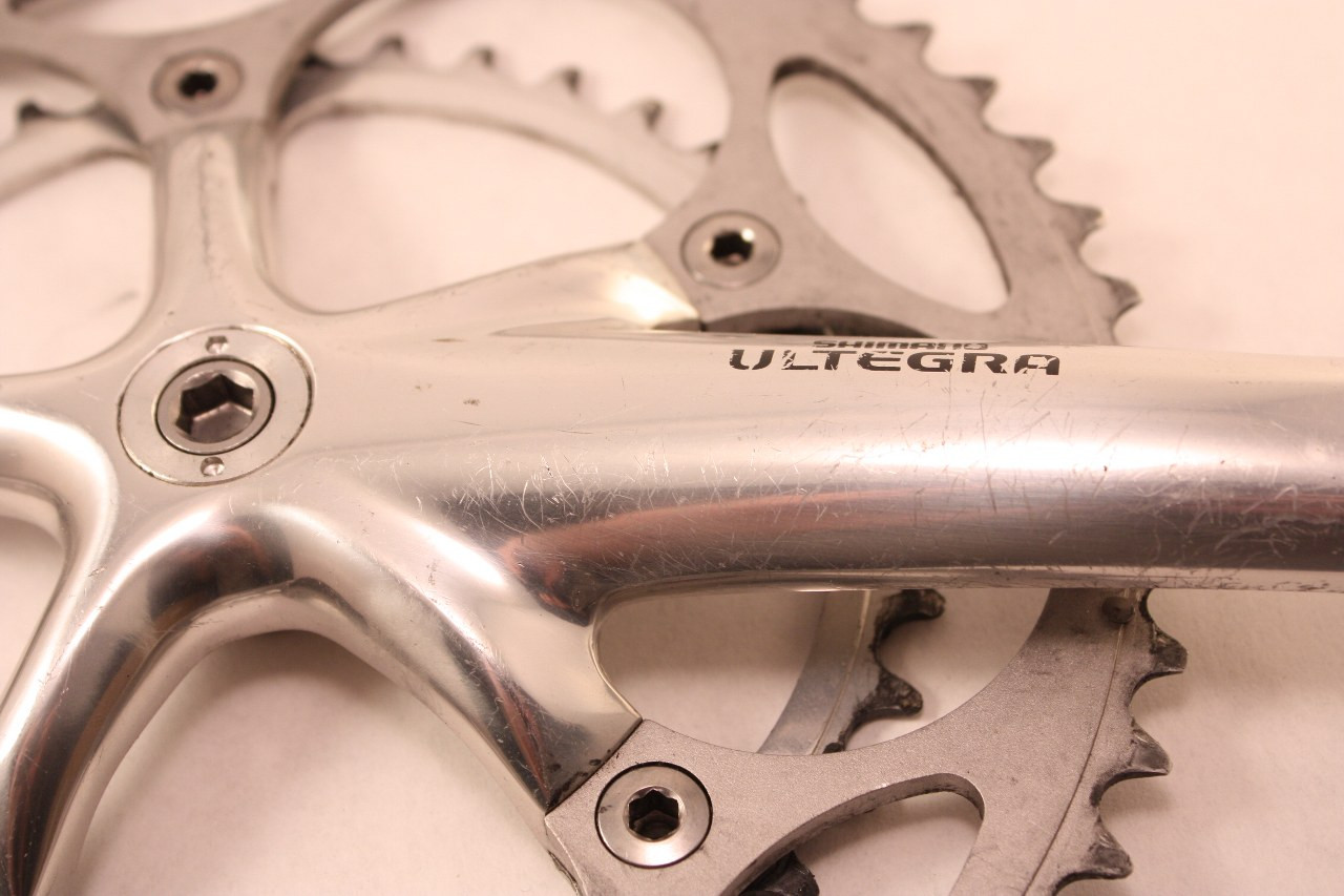 Pédalier Shimano FC-6500 175mm - Double Plateaux - Pour Vélo De Route - Occasion Bon État