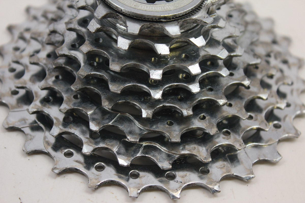 Shimano XT CS-M737 8 Speed Cassette: 11-28t - Bike Recyclery