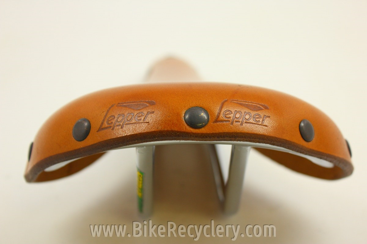 Lepper Voyager Leather Saddle: Resembles Brooks Swallow, Reynolds