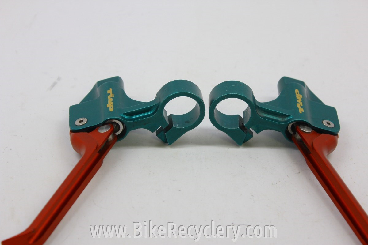 TWP Hydraulic brake Levers Green / Red Anodized CNC, For Magura Rim