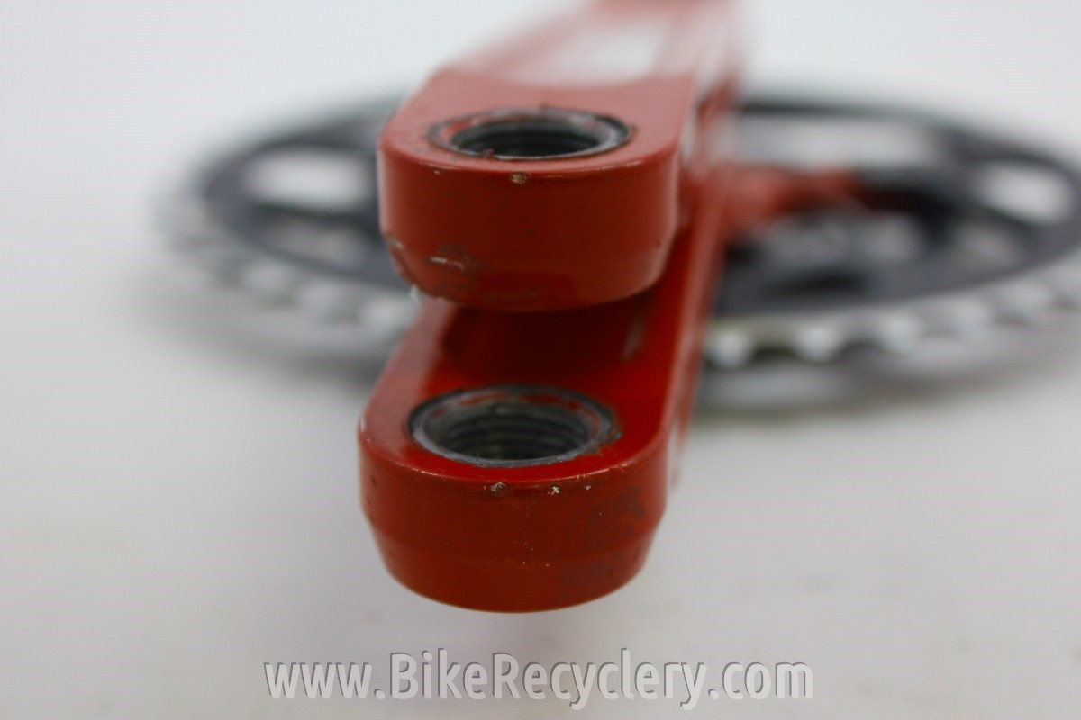 Race Face Turbine LP Crank Arms: Red! 94/58mm, 44/30/22t, 175mm