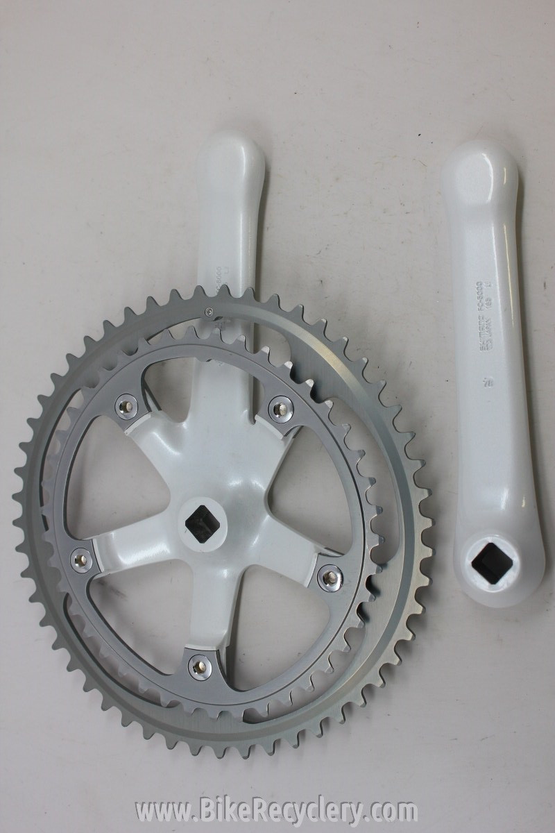 NIB/NOS Shimano Sante Crankset: 165mm, 52/42t White FC-5000 - Bike