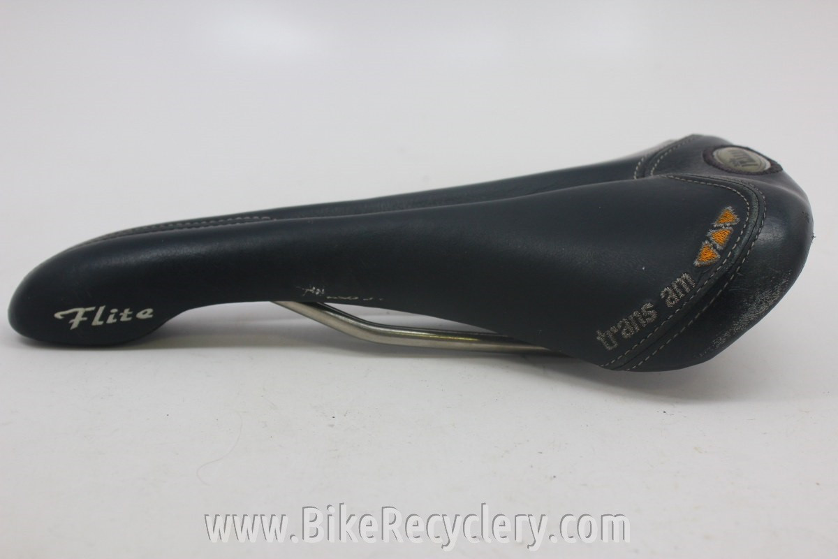 Selle De Vélo De Route Selle Italia Trans Am Titanium Vintage - Selle Flite Italienne - Occasion
