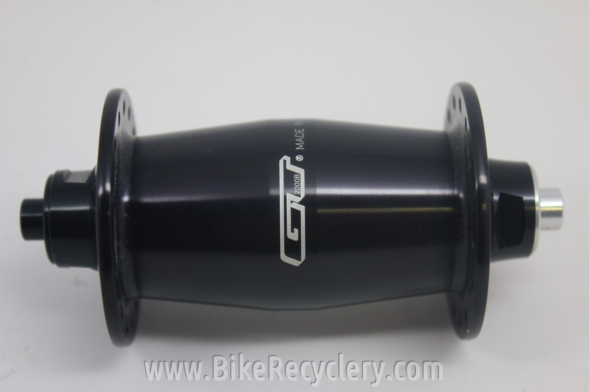 NOS GT Hadley Front Hub Black Anodized, 32H 1990's Bike Recyclery