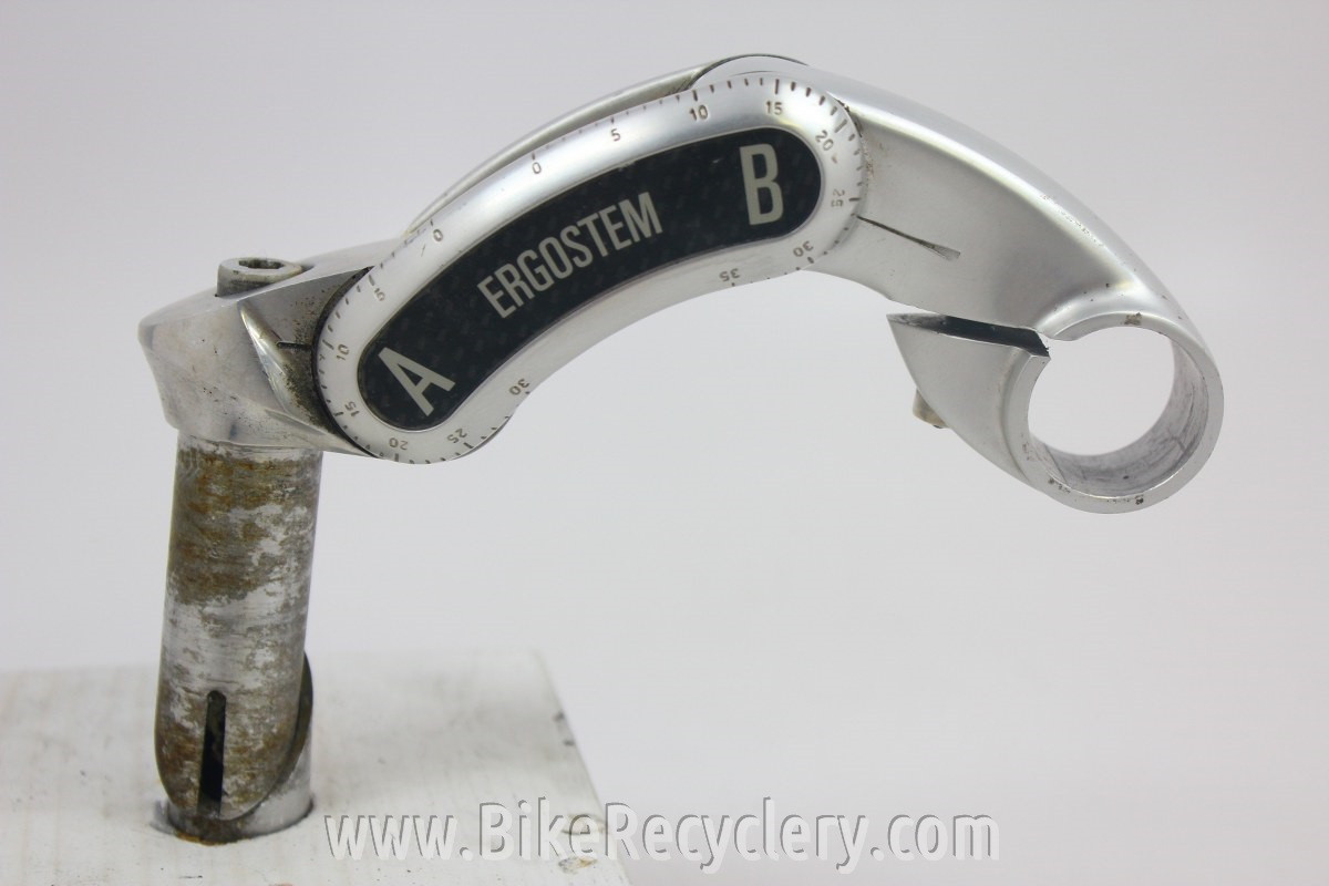 Look Ergostem Adjustable Quill Stem: Silver, 26.0mm - Bike Recyclery