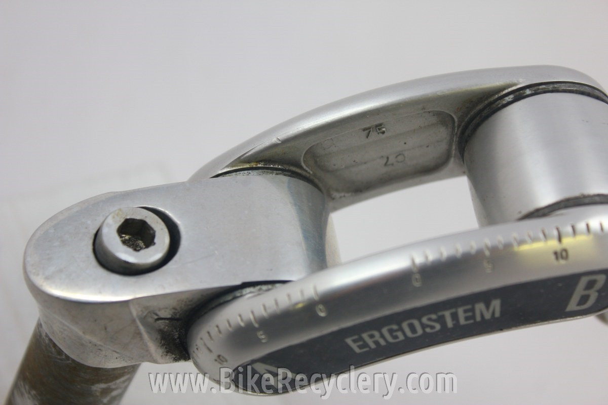 Look Ergostem Adjustable Quill Stem: Silver, 26.0mm - Bike Recyclery