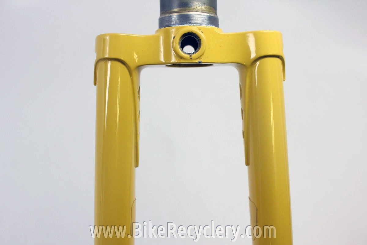 Waterford Steel Fork High Top Box Crown, Fender Eyelets, Cream, 1 1/8