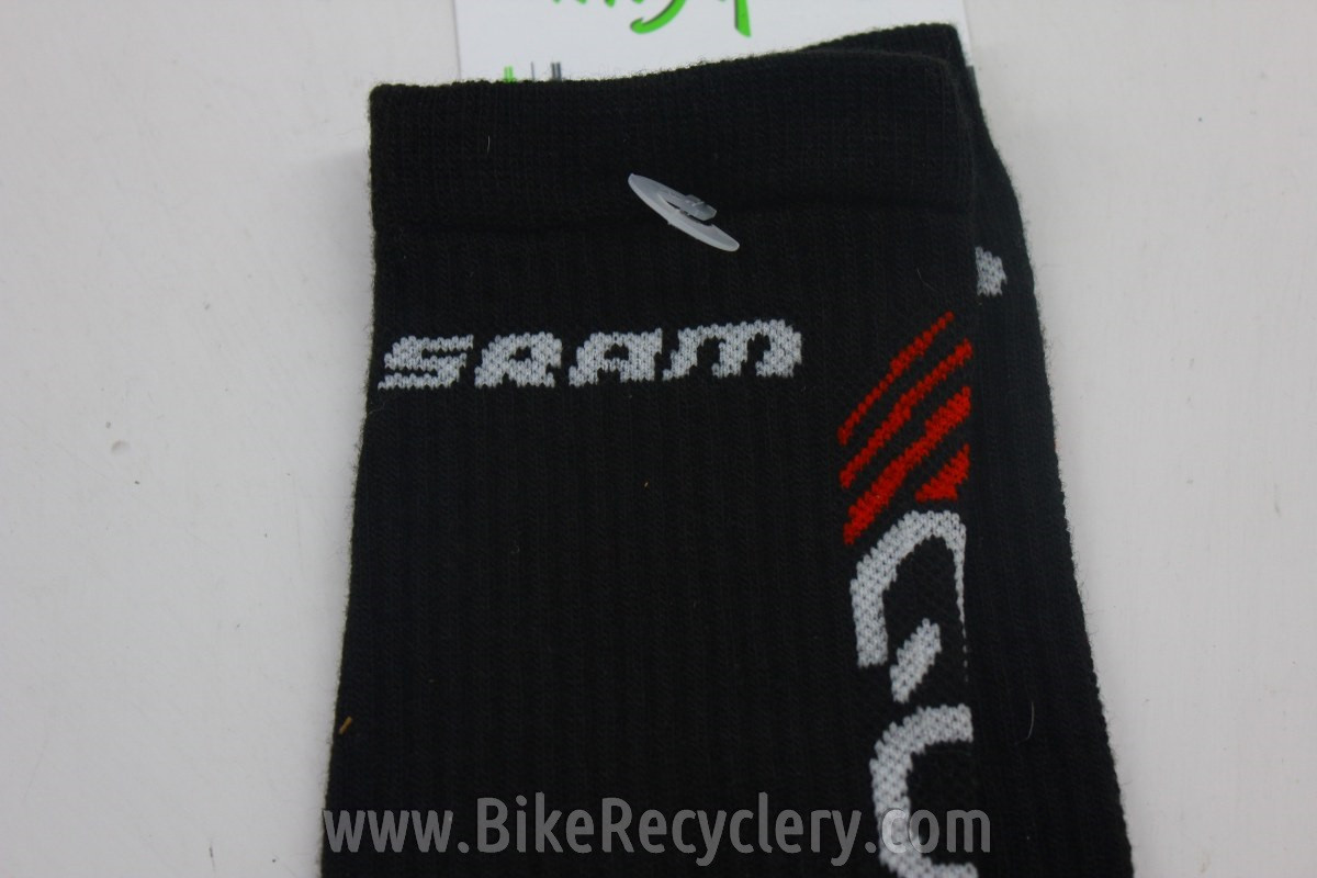 Sram Guide Mountain Bike Socks The Sock Guy, Black/Red, Tall NEW