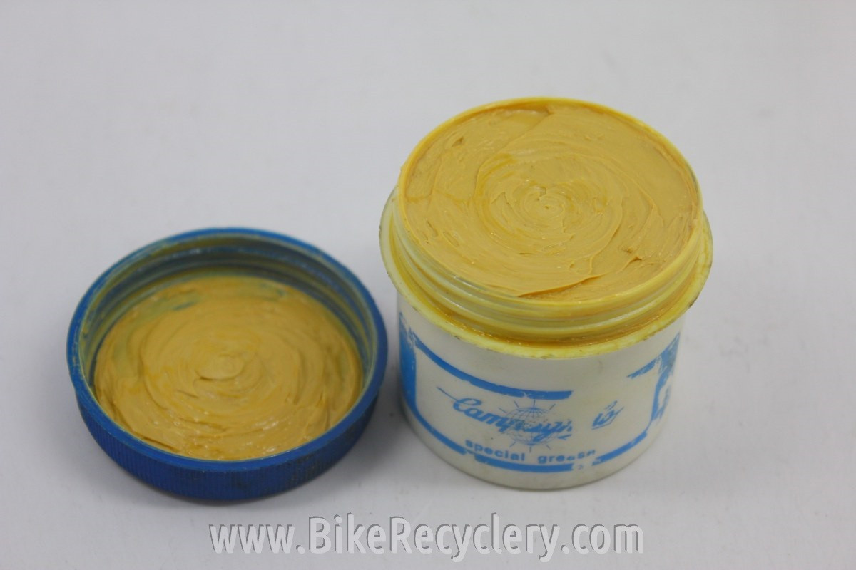 NOS Campagnolo Special Grease: Blue/White Tub - Bike Recyclery