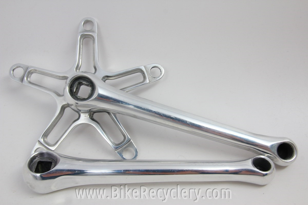 Topline Road Crank Arms: 172.5mm, 130 BCD, Highly Polished EXC+