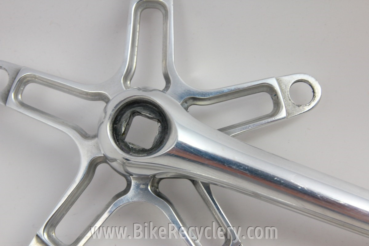 Topline Road Crank Arms: 172.5mm, 130 BCD, Highly Polished EXC+