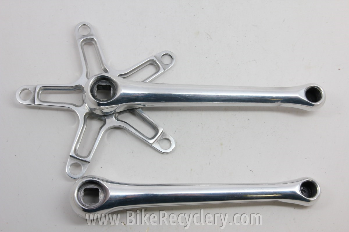 Topline Road Crank Arms: 172.5mm, 130 BCD, Highly Polished EXC+