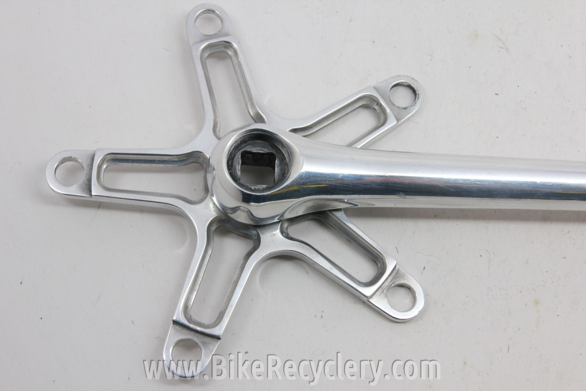 Topline Road Crank Arms: 172.5mm, 130 BCD, Highly Polished EXC+